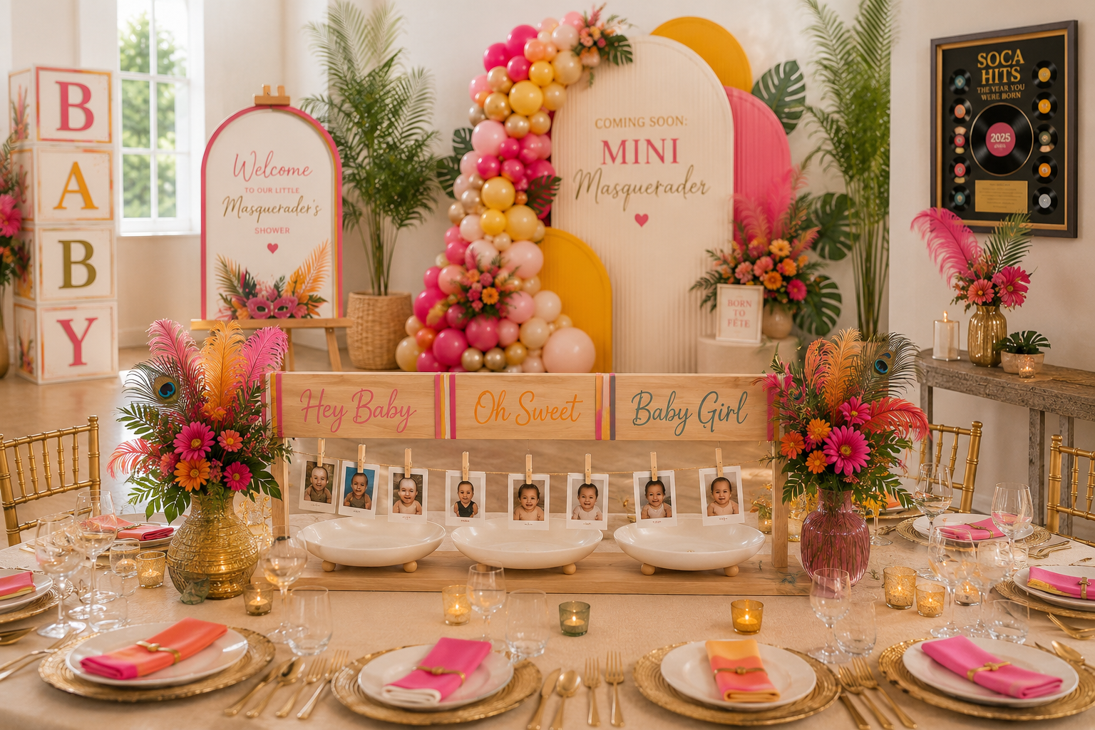 Baby shower experience by A Slice of G Events